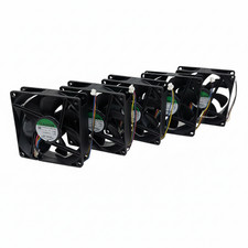 5x PC Cooling Case Fans SUNON 92x92x25mm 12V 4-Pin PWM DC Set of 5 - Open Box