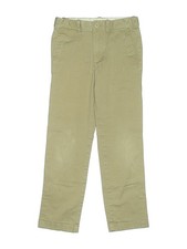 Crewcuts Outlet Boys Green Khakis 8