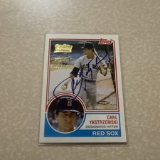 Carl Yastrzemski 2001 Team Topps Legends Autographs #550 Auto Red Sox HOF Nice