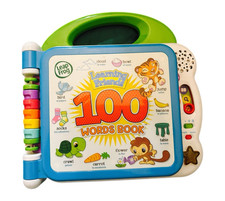 LeapFrog Learning Friends 100 Words Book Bilingual English Spanish Interactive