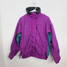 Vintage Columbia Purple Blue Bugaboo Radial Sleeve Outdoor 80s 90s Jacket Size S