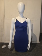 Need Look Body Con Mini Dress Size 8 Blue