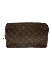 LOUIS VUITTON POUCH TRUE TOILETTE 28_MONOGRAM CANVAS_BRW PVC Brown Used