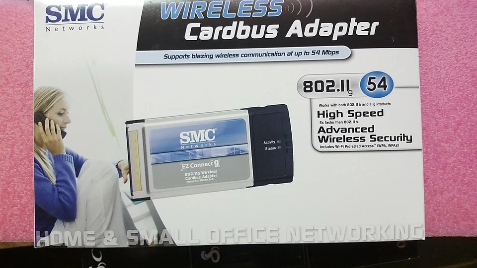 3 NEW SMC SMCWCB-G Wireless Cardbus Adapters 54 Mbps WIN. 98 /2000 / XP / VISTA - Image 2 of 4