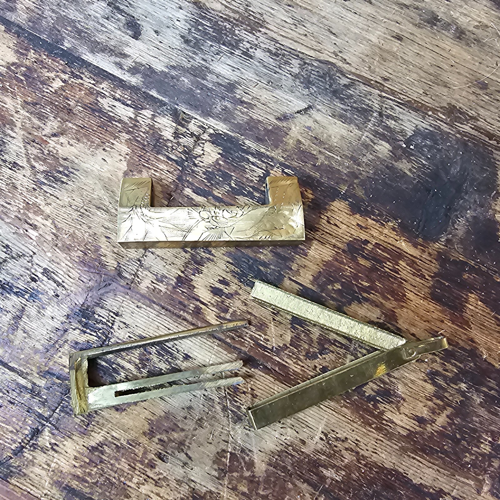 Vintage Wicker & Brass Chinoiserie Chest Trunk From Hong Kong 20"L x 20"W x 21"H