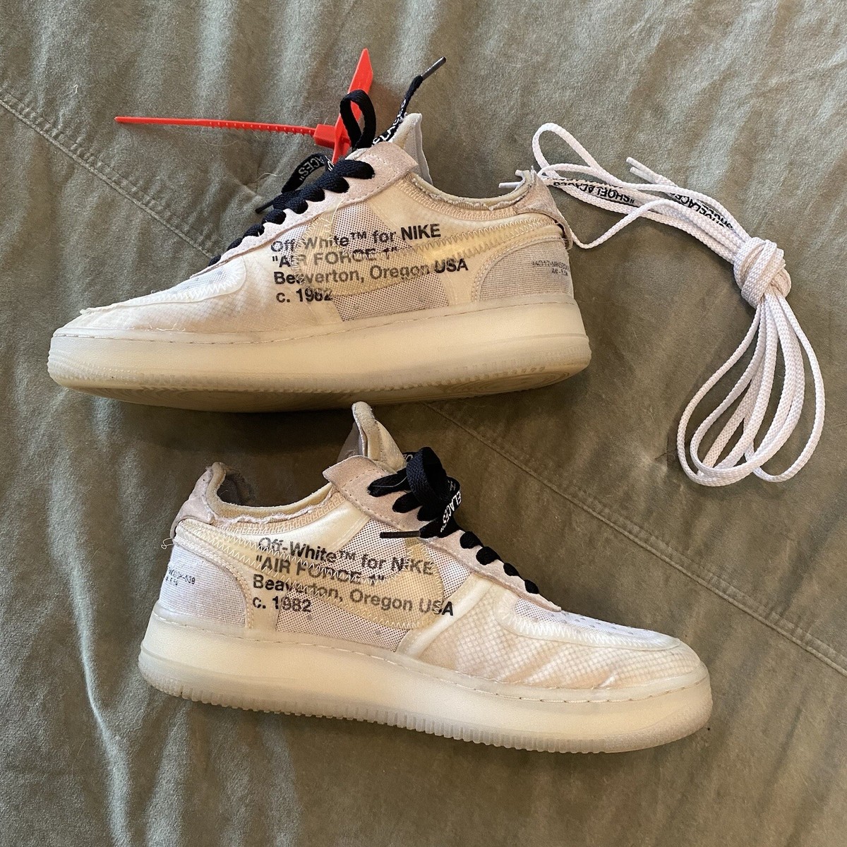 Size 8 - Nike Off-White x Air Force 1 Low The Ten | eBay Size 8 - Nike Off-White x Air Force 1 Low The Ten | eBay