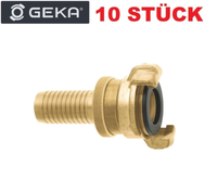 "10 StÜCk Karasto Geka Sd Messing SchlauchstüCk 13Mm 1/2\" # 08.8101.9"