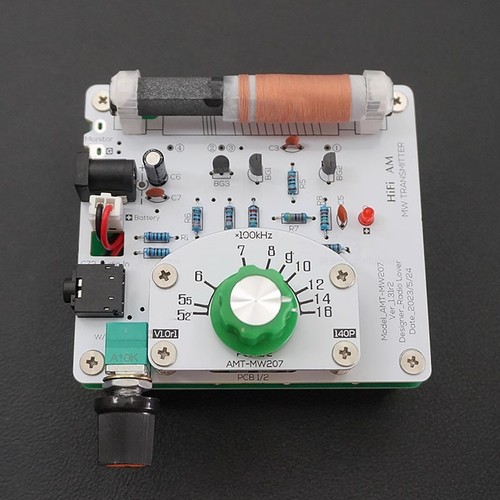AMT-MW207 525-1605kHz MW medium wave transmitter AM radio transmitter 6v 2024 - Zdjęcie 6 z 7