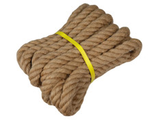 Twisted Manila Rope Jute Rope 1Inch x 10Feet Natural Thick Hemp Rope for Crafts.