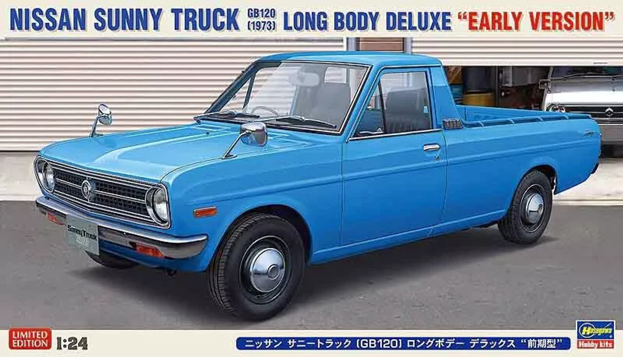 Hasegawa 1/24 Datsun Sunny Truck Long Body Early GB120 Early Plastic Model Kit
