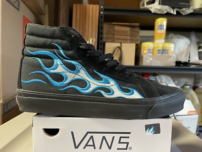 2018 Vans x WTAPS OG Sk8-Hi LX Size 9 Blue Flame