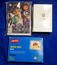 NEW Lot Of 3 - Photo Paper 4x6 and 5x7 - HP and Staples- NEW