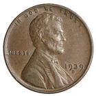 1939-D Lincoln Wheat Cent Penny F/VF Or Better - Complete Your Album!!