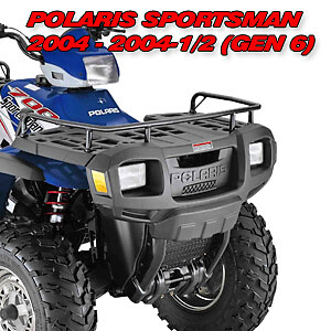Polaris Sportsman Winch and Mount Kit 2004 400 500 600 700 2002 2000 lbs KFI ATV - Picture 5 of 6