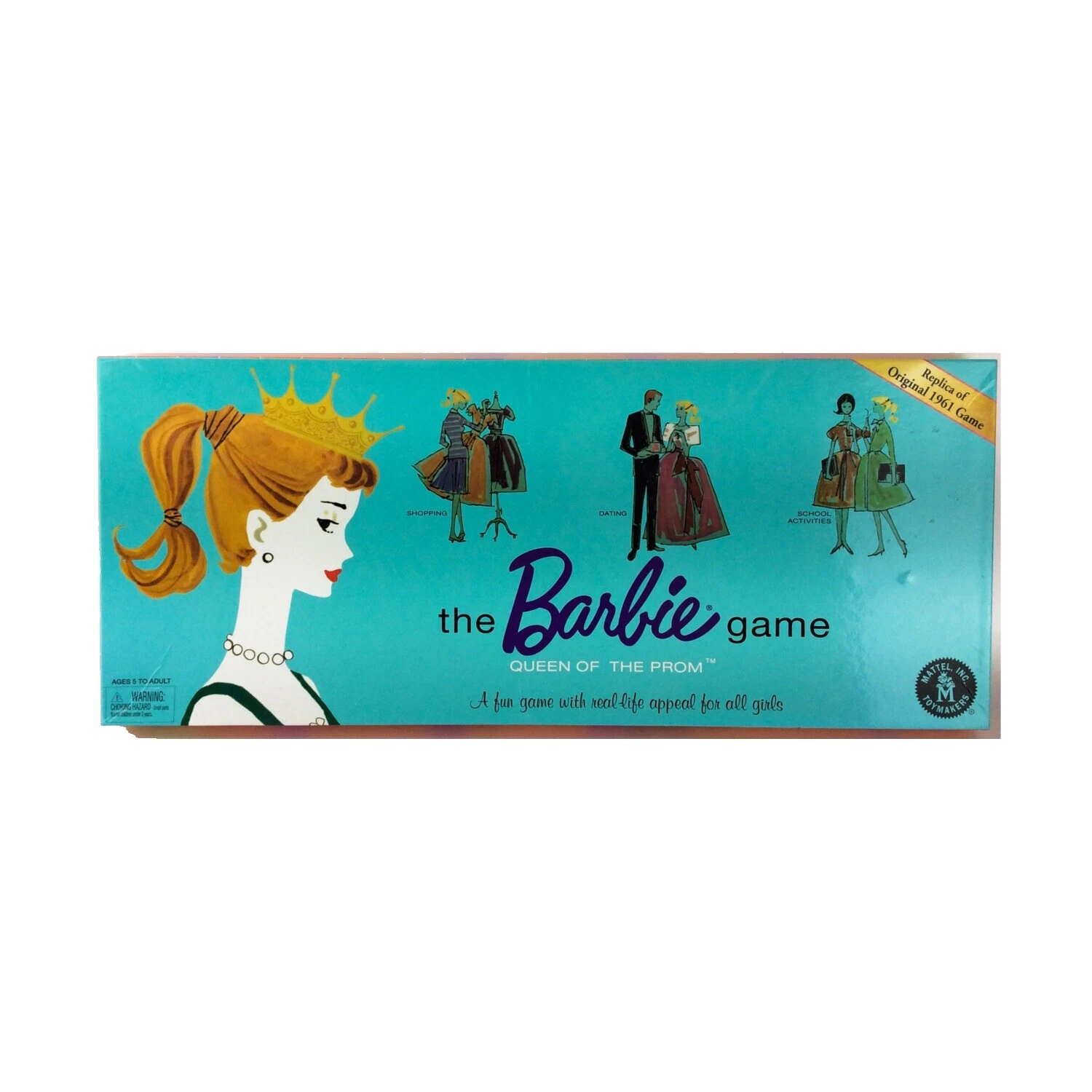 Mattel Barbie Contemporary Manufacture Game Boards Games