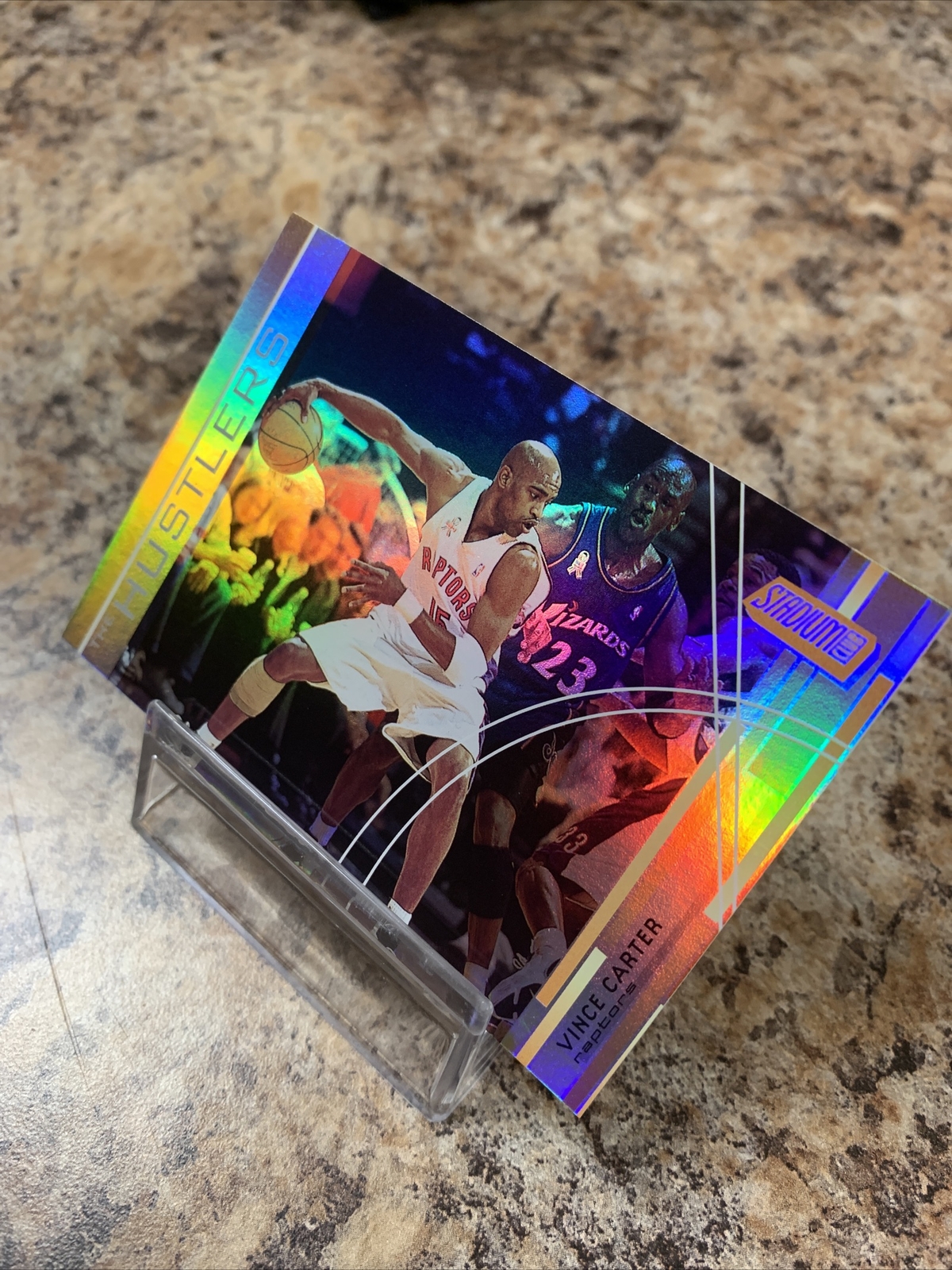 Vince Carter 2002-03 Topps Stadium Club The Hustlers #H8 Michael Jordan