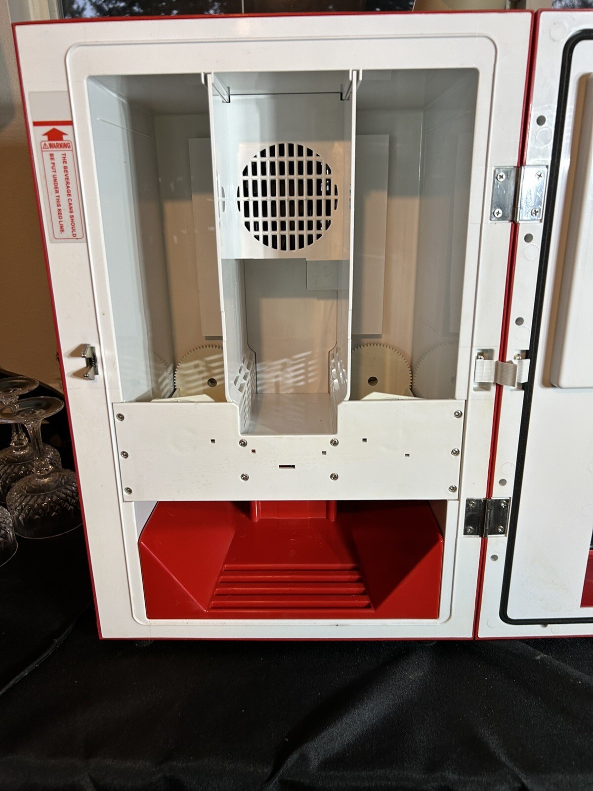 Red Frostie Table Top Soda Can Vending Machine Display RARE lighted eBay