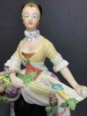 Augarten Vienna Antique Porcelain Figurine Lady Figure Porcelain Vienna
