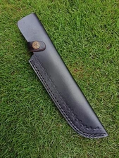 Handmade Fixed blade Genuine Leather Sheath Holster Knife Case vertical Knife