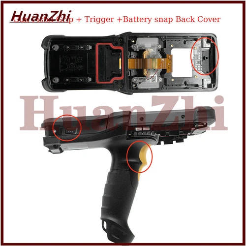 Back Cover (Version 3) Pistol Handle Trigger for Zebra Symbol MC9300 MC930B-G