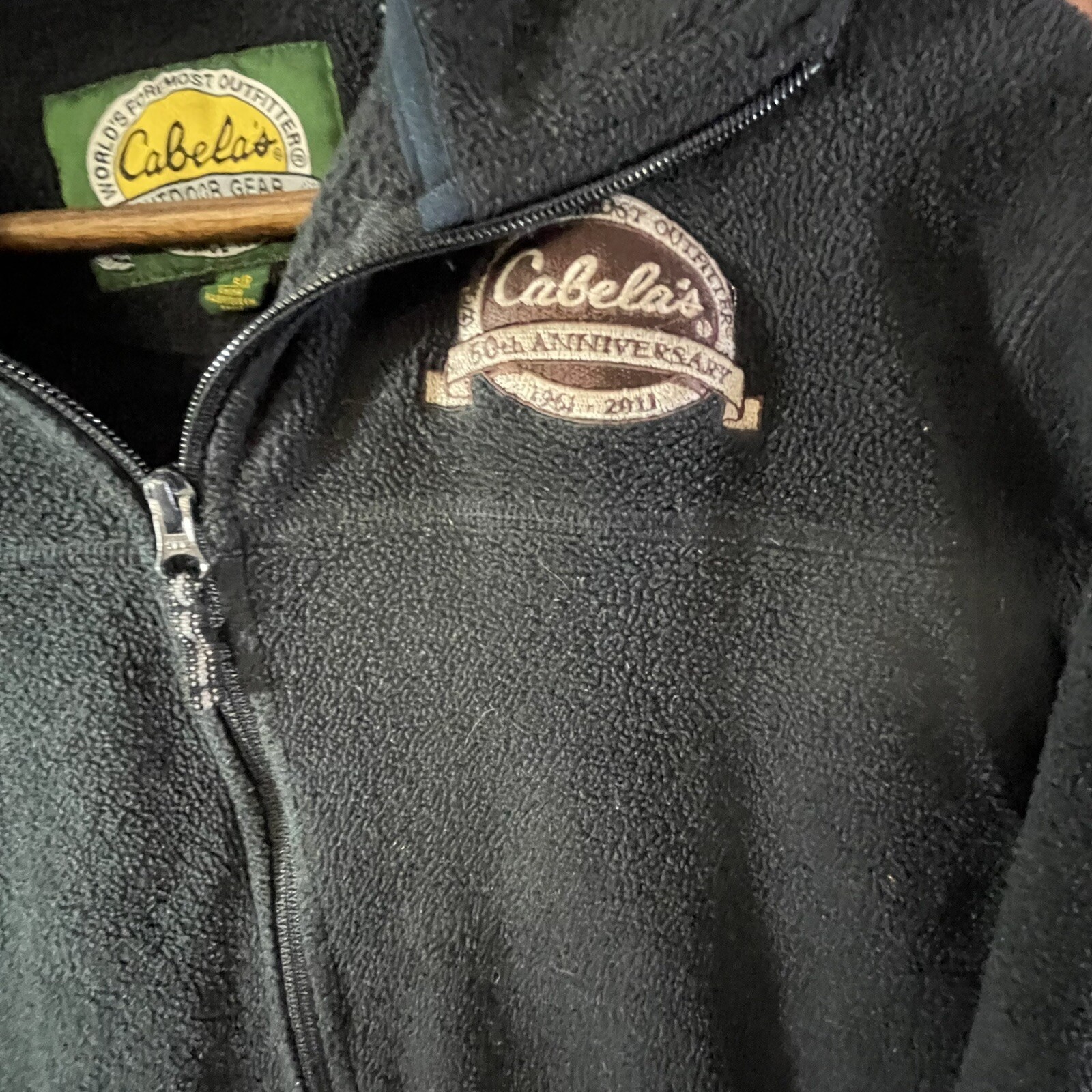 Cabela's 50th Anniversary Mens Fleece Jacket Size Sm … Gem