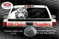 White Tiger Rear Window Graphic Decal Sticker Truck Car White Tiger Rear Window Graphic Decal Sticker Truck Car