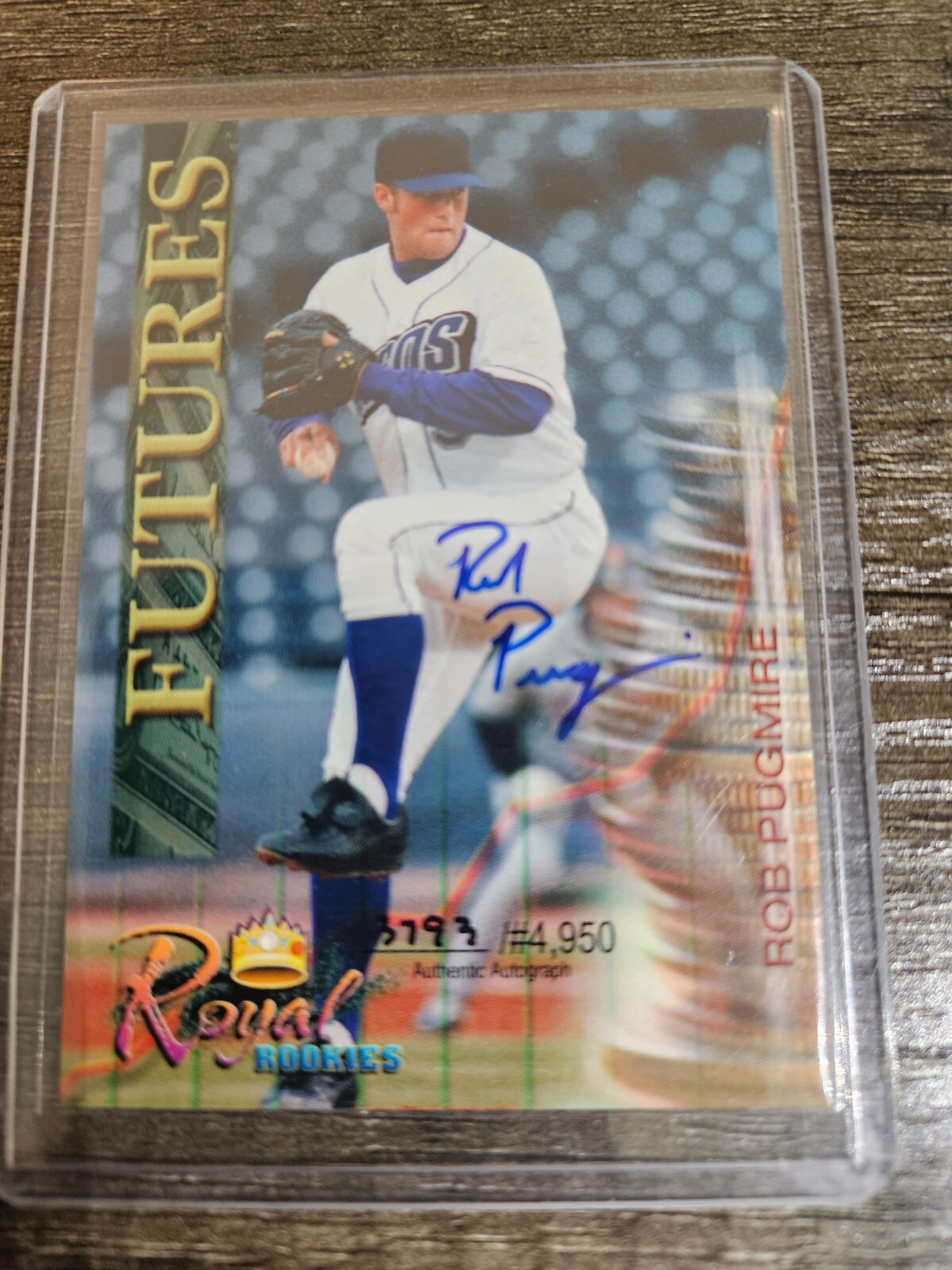 2000 Royal Rookies - Futures Autographs #15 Rob Pugmire /4950 (AU, RC)