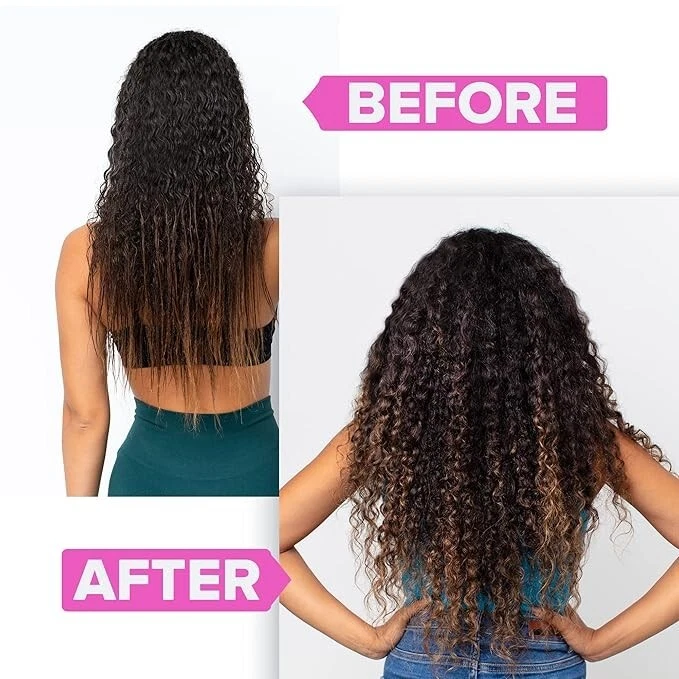 Gel rizador KALIVE, paquete de 2 (16 oz cada uno) natural o permanente, cuidado del cabello para mujer Foto 3 de 4