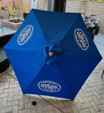 Deep Eddy 7 Foot Outdoor Patio Umbrella. New