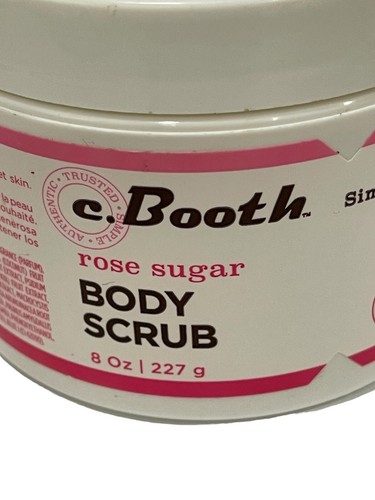 NIB C .Booth ROSE Sugar Body Scrub 8oz - Picture 2 of 6