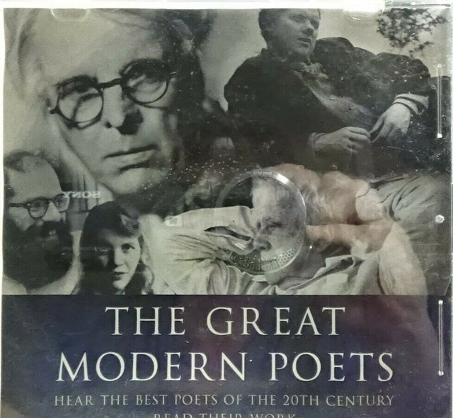 "The Great Modern Poets" 20thCntry Poets Read Their Work LikeNew CD