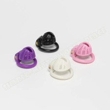 Lightweight Positive Resin Male Chastity Cage Device with 4 Rings Restrain