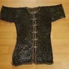 Flat Riveted With Flat Wares Chainmail shirt 9 mm Large Size Hubergion Shirt