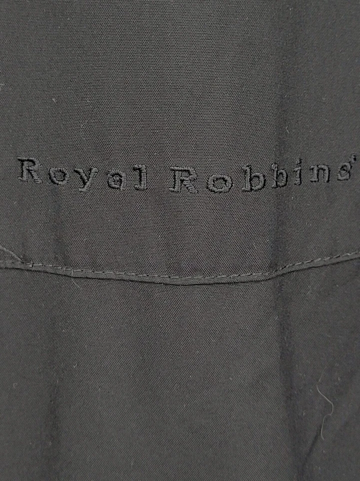 Jaqueta Royal Robbins Masculina Média Preta com Zíper Bolso com Capuz Roupa Externa - Imagem 3 de 4