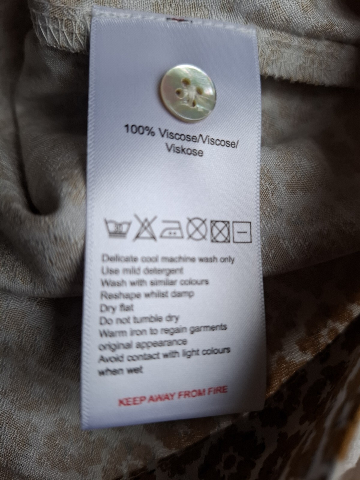Mistral Shirt 14. Ikat Diamonds Woven Shirt, Honey Mustard multi RRP £49.99 image 6