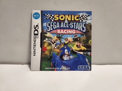 Sonic & Sefa All-Stars Racing (Nintendo DS) Original Manual Only