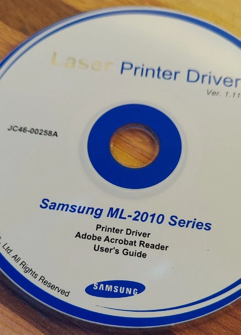 Samsung ML-2010 Series Setup Installation CD ROM Software CD.