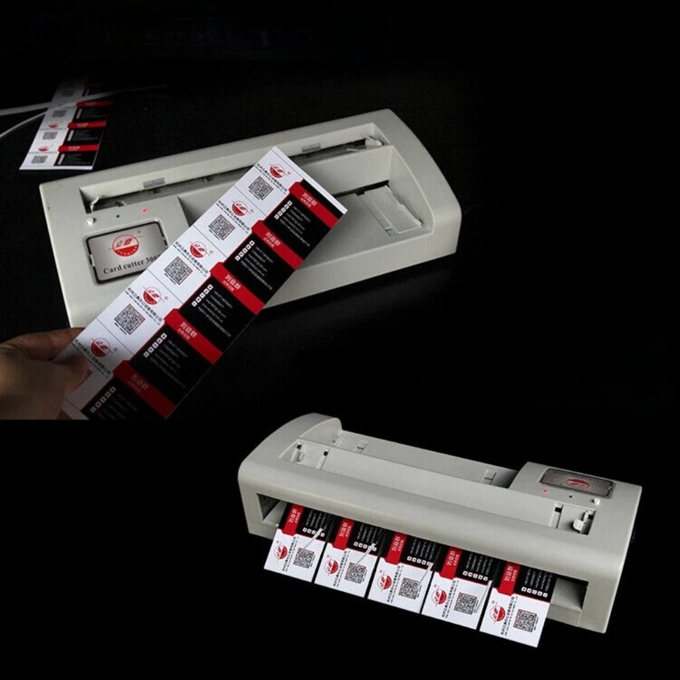 220V Automatic Business Card Cutter Slitter Electric Cutting Machine A4 90*54mm - Image 3 of 4