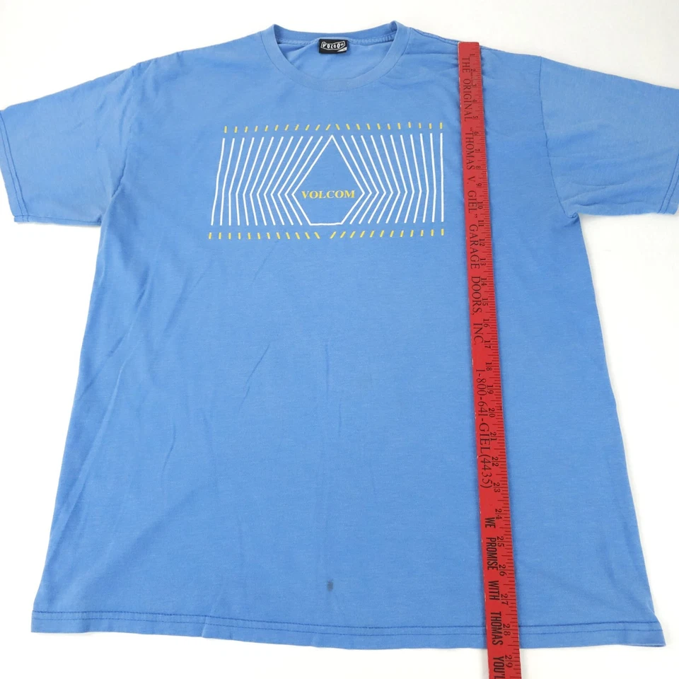 Vintage Volcom T Shirt Mens XL Extra Large Blue Logo Graphic Tee Y2K Skater 90s - Image 4 of 4