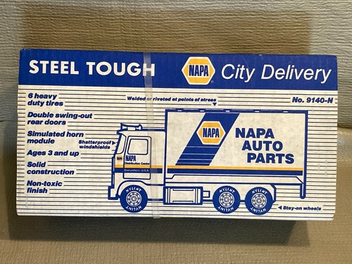 Vintage Nylint Pressed Steel Napa Auto Parts City Delivery Truck #9140-N - Picture 6 of 8