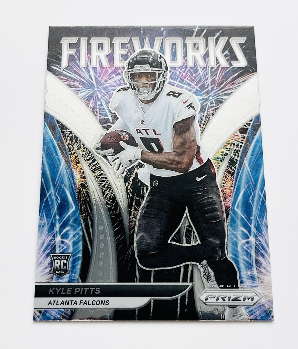2021 Panini Prizm Fireworks Kyle Pitts #F-13 RC Rookie Card