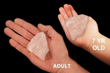 ROSE QUARTZ 2 1/2" 4-7 Oz Natural Rock Minerals Specimen Chakra Healing Crystals