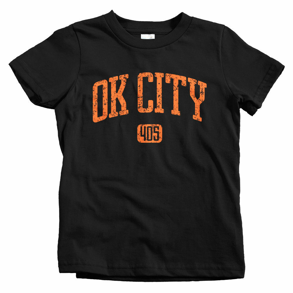 OK Thunder Dodgers OKC Oklahoma City 405 Long Sleeve T-shirt LS Youth Men 