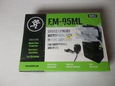 Mackie EM-95ML Portable Smartphone Lavalier Microphone with In-Line Amplifier  