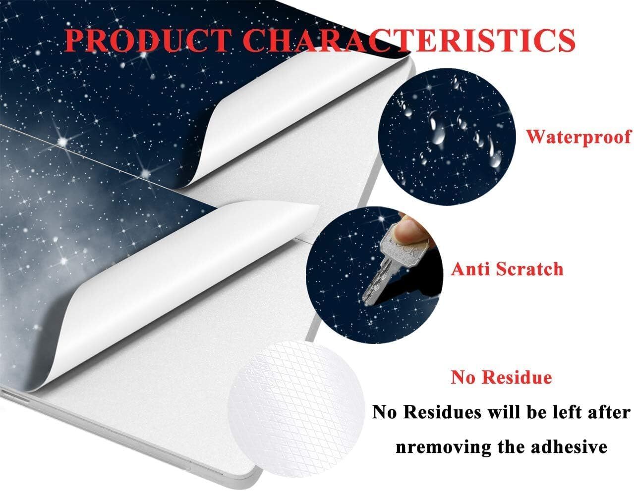 Sticker Cover Skin for 13 inch Microsoft Surface Pro 9 (2022 Relea Tablet Decal