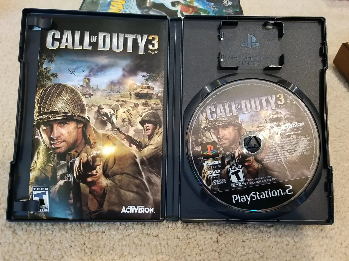 CALL OF DUTY 3 Game - Sony Playstation 2 PS2 Complete