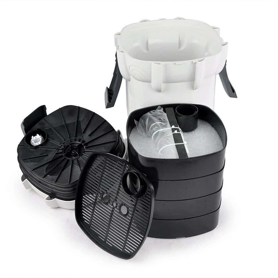 Sunsun 3000l/h Bote Externo Filtro Pecera Acuario con Control de Flujo UV - Imagen 4 de 4