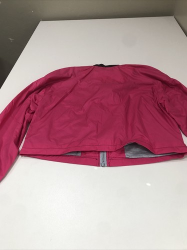 DKNY Womens Mini Ripstop Jacket With Jersey Lining In Back Pink Size XS - Picture 3 of 3