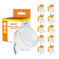 LED Insert Modul Flach 600Lm 230V 6,5W Warmweiß 3000K 10 StüCk FüR Einbaustrahle