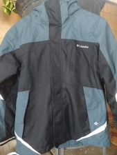 Columbia waterproof Bugaboo Interchange Women’s  Jacket Blue/gray 14/16 Omnitech